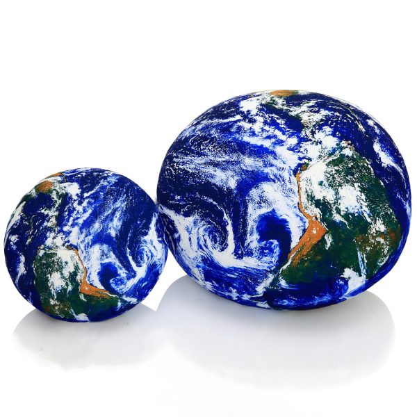 Three-Dimensional Curve Floor Pillows Creative Home Decoration Analog Planet Stuffed Pillows Toy Photo Or Film Props Throw Pillows Earth - Image 3
