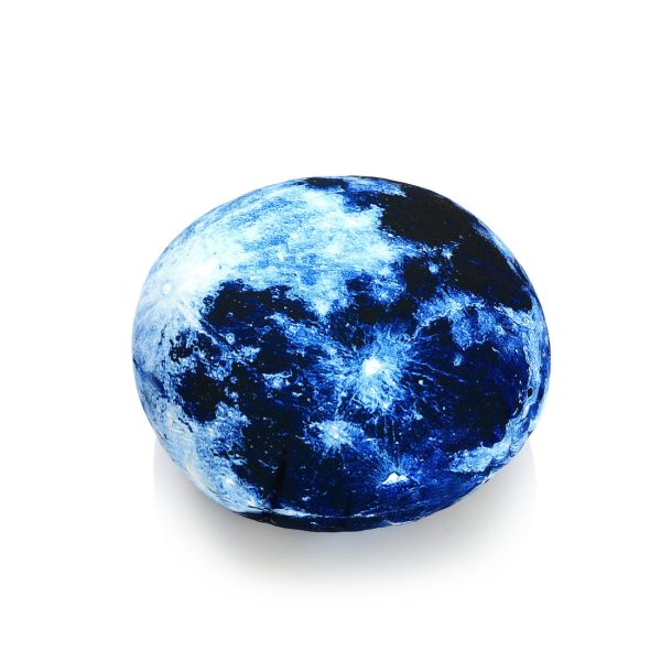 Three-Dimensional Curve Floor Pillows Creative Home Decoration Analog Planet Stuffed Pillows Toy Photo Or Film Props Throw Pillows Black Moon - Image 2