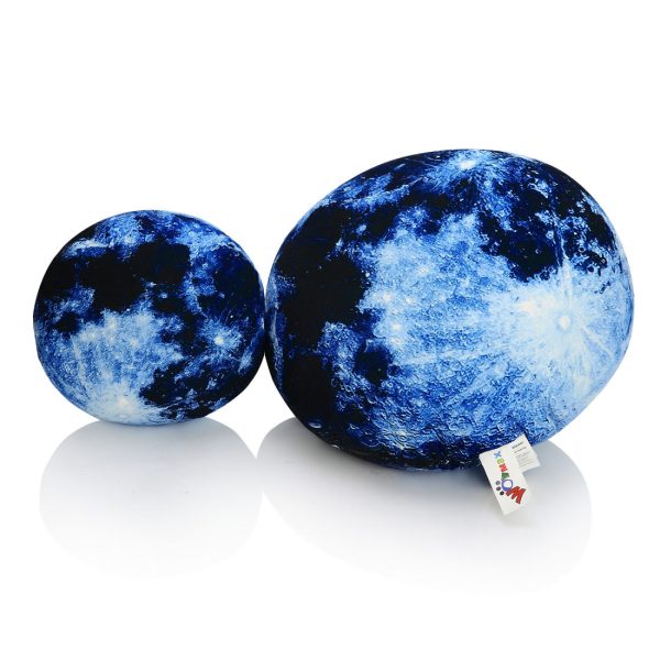Three-Dimensional Curve Floor Pillows Creative Home Decoration Analog Planet Stuffed Pillows Toy Photo Or Film Props Throw Pillows Black Moon - Image 3