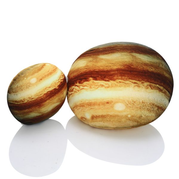 Three-Dimensional Curve Floor Pillows Creative Home Decoration Analog Planet Stuffed Pillows Toy Photo Or Film Props Throw Pillows Jupiter - Image 3