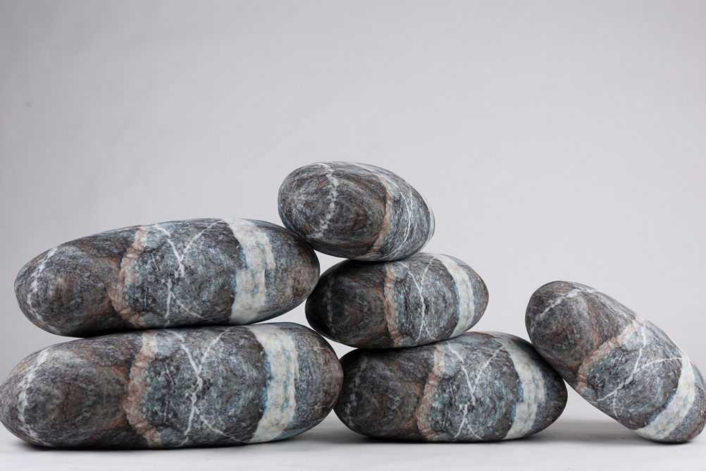Rock Pillows Stone Cushions Pebble Pillow Throws Home Interior Design Art  Decor Pillows Faux Rocks 7 Pieces 