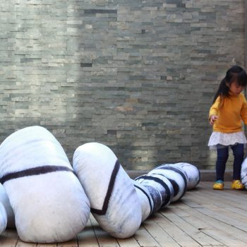 Pebble-shaped Floor Cushions Rock Pillows 