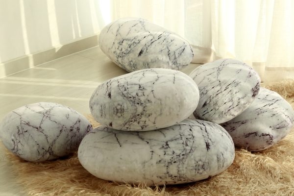 Pebble Pillows Decorative Rock Cushions - Image 2