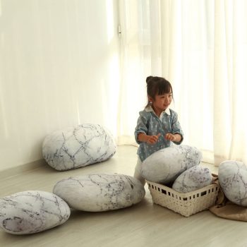 Pebble Pillows Decorative Rock Cushions