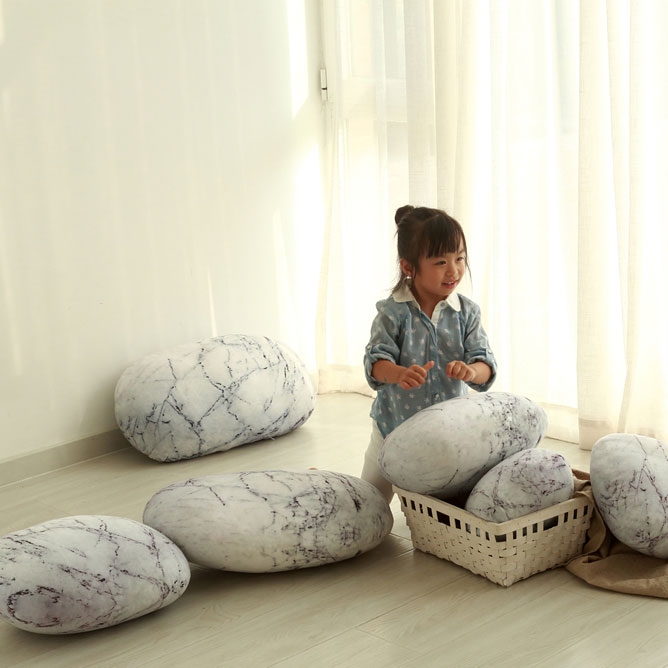 Soft sales rocks pillows
