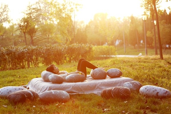 Decorative Pebble Pillows Floor Cushions - Image 8