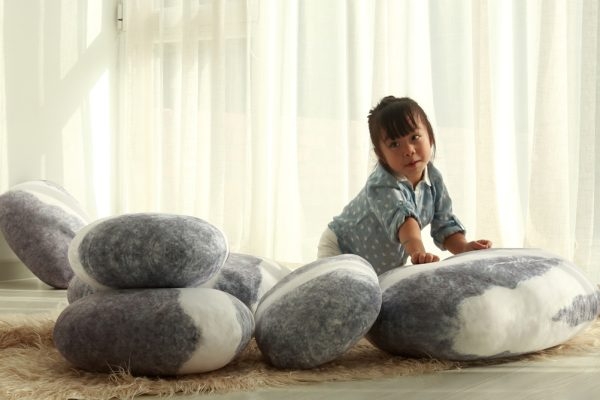 Pebble Stone Pillows Livingstones Pillows - Image 4