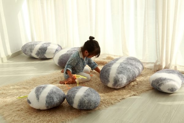 pebble cushions rock pillows 9041 05