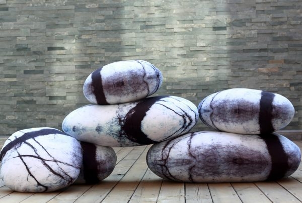 pebble cushions rock pillows 9042 03