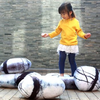 Living Stone Pillows Floor Stone Cushions