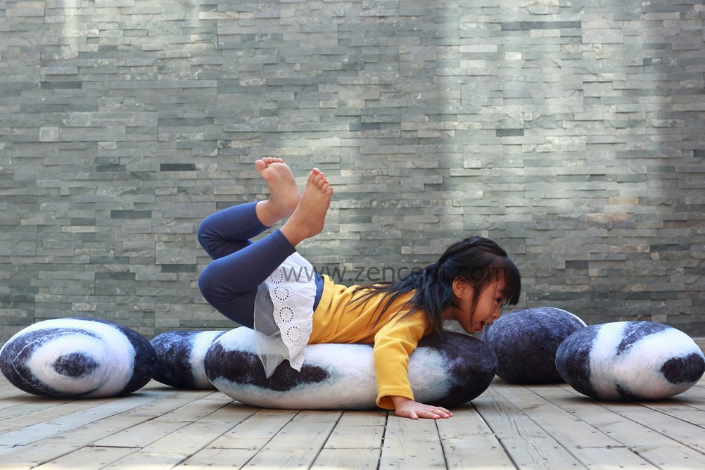 Living Pebble Floor Pillows Rock Pillows 