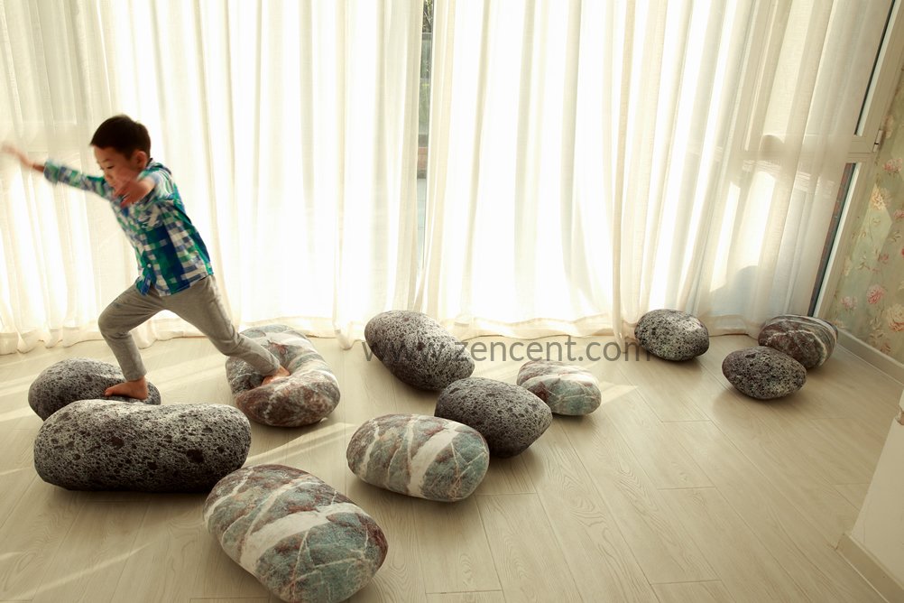 Rock Pebble Pillow 