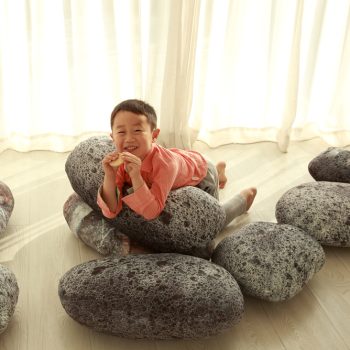 pebble cushions rock pillows 9045 02