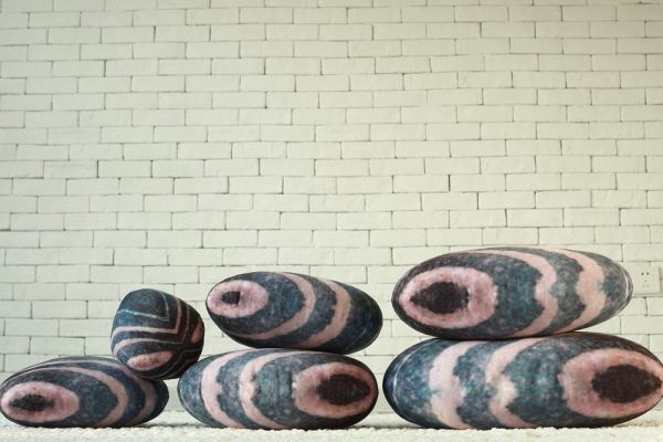Floor Rock Pillows Pebble Stone Cushions - Image 2