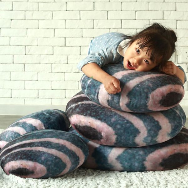 Floor Rock Pillows Pebble Stone Cushions
